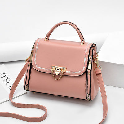 Fashionable Leather Small Square Bag