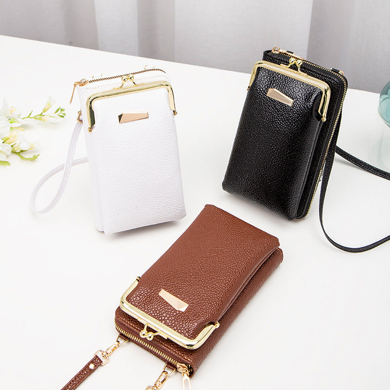 Double Layered Crossbody Bag Vertical Style