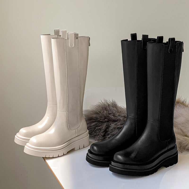 Chimney Thick-soled High Boots