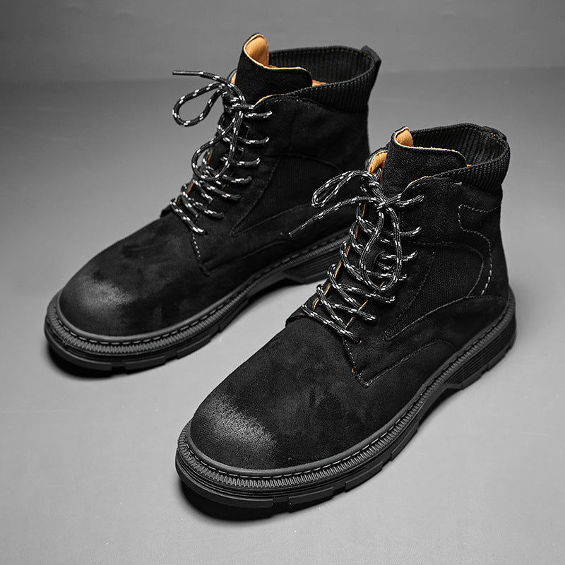 Autumn And Winter Martin Boots New Men’s Shoes Trend Versatile British