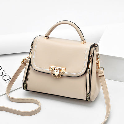 Fashionable Leather Small Square Bag