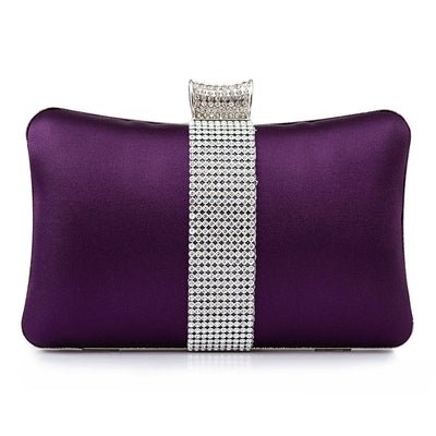 Rhinestone-studded Clutch Bag Banquet Fashion