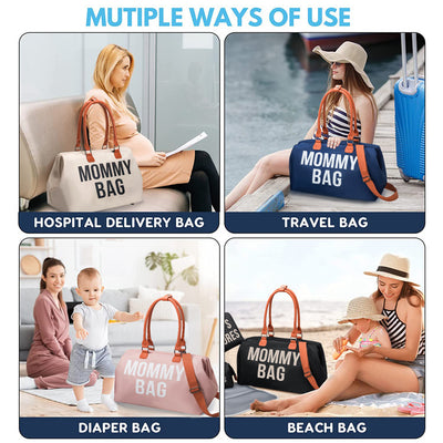 Three Piece Multifunctional And Large Capacity Mommy Bag