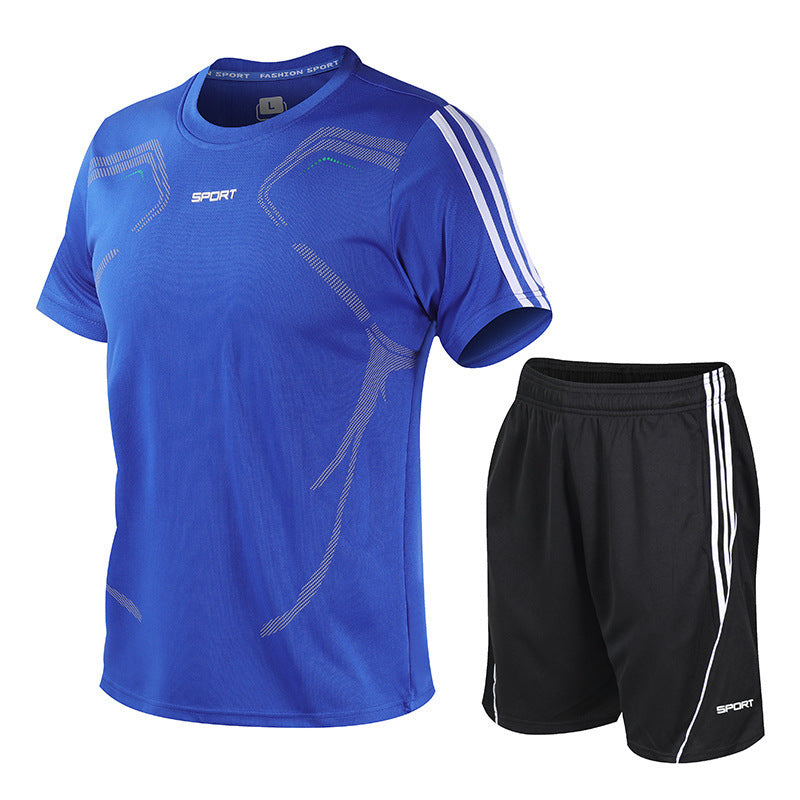 Men's Sets Summer Sportswear T-Shirts And Shorts Track Suit