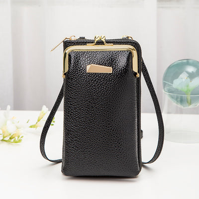 Double Layered Crossbody Bag Vertical Style