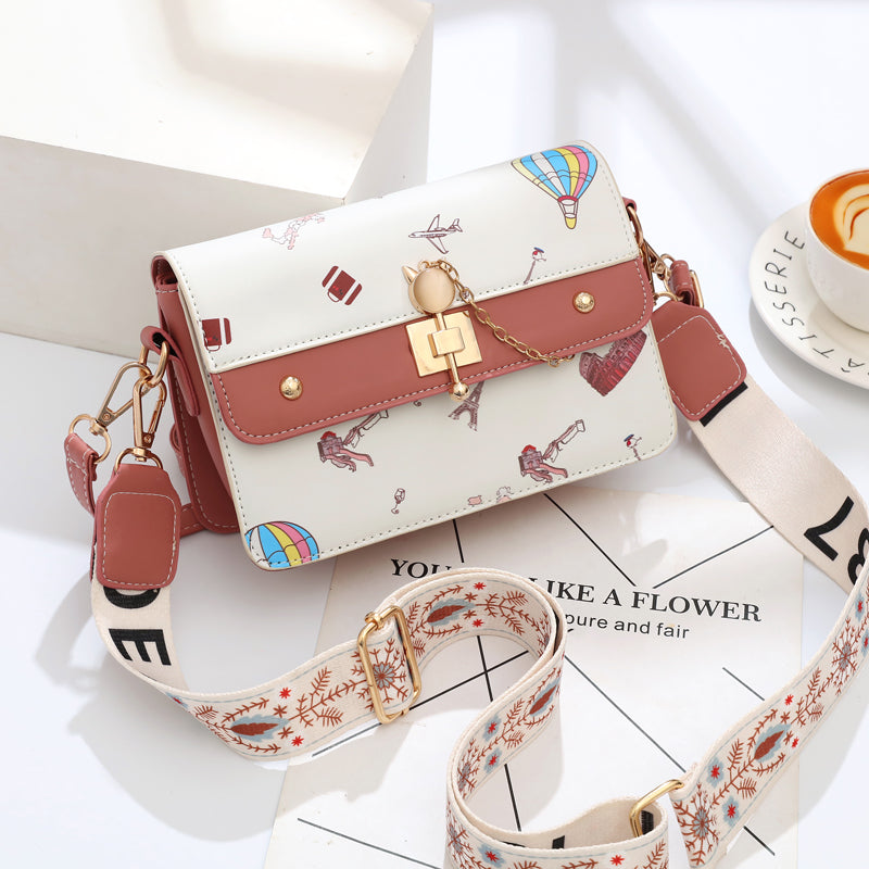 Fashion  Diagonal Cross Lady Bag