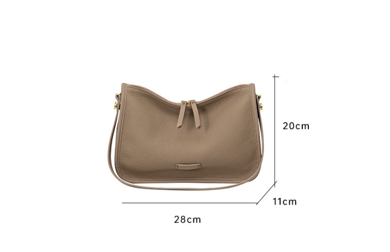 New Genuine Leather Fashion Underarm Bag