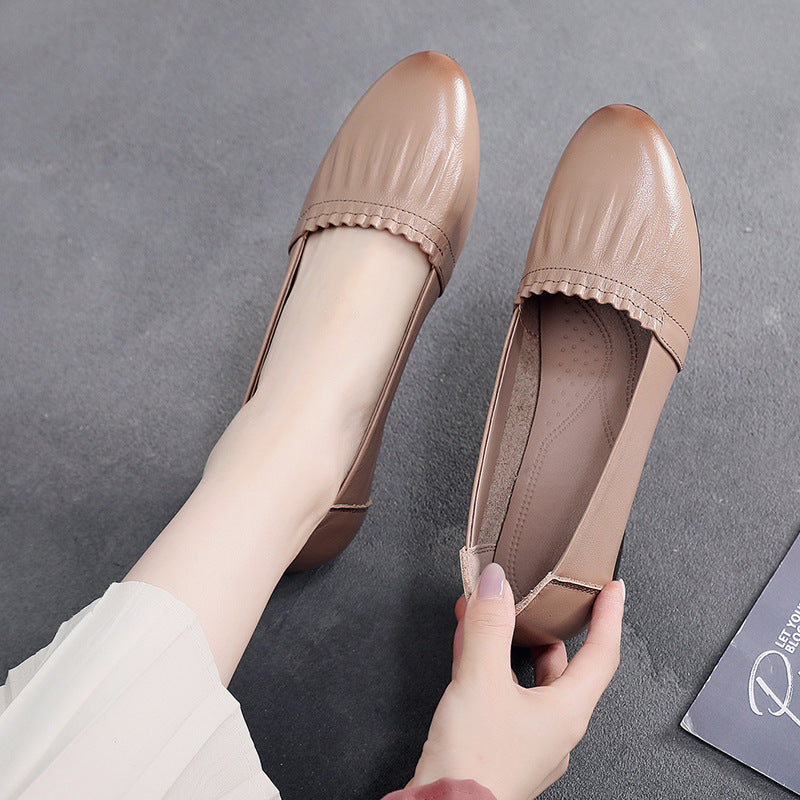 Women's Genuine Leather Flat Shoes