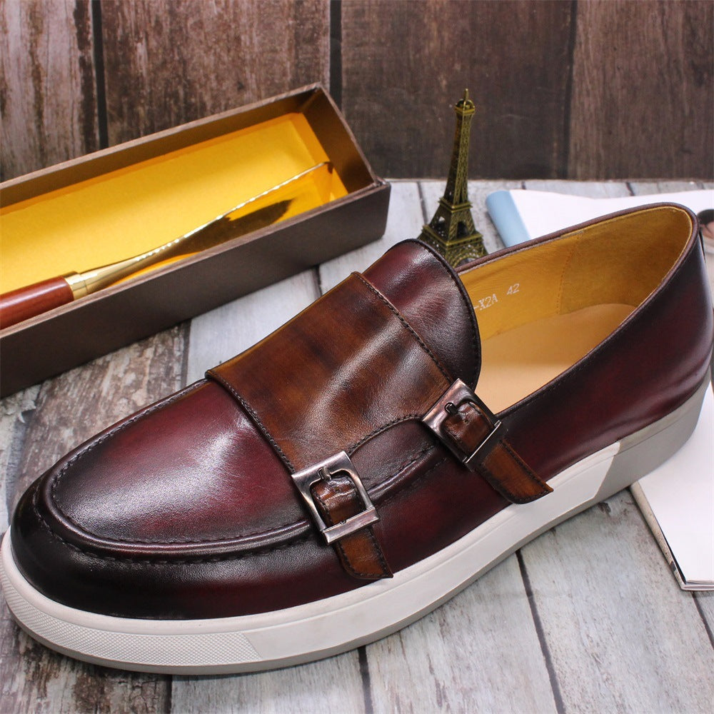 Leather Men Shoes Increase In Casual Fashion