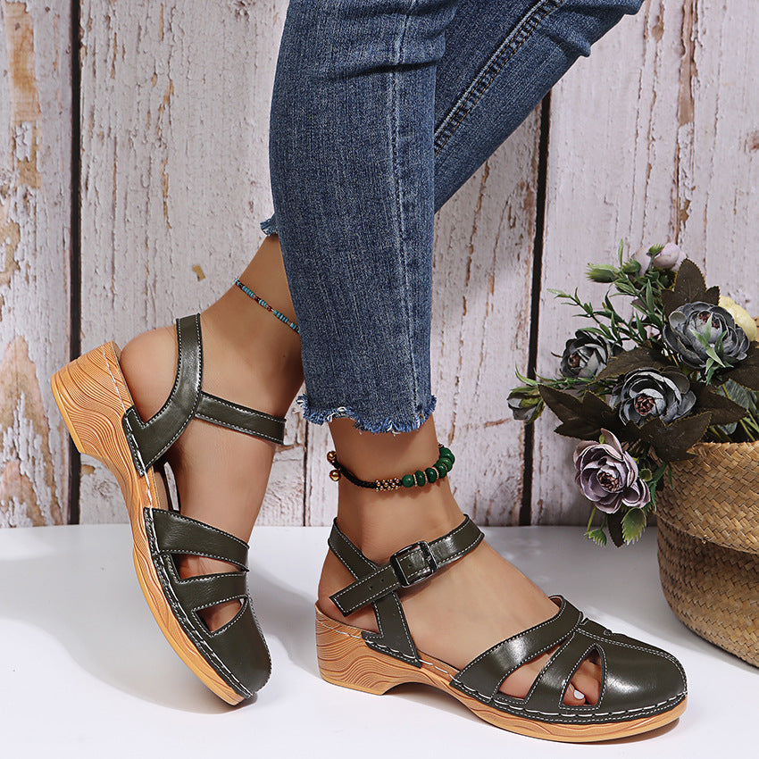 Women Everyday Wear Sewing Sandals